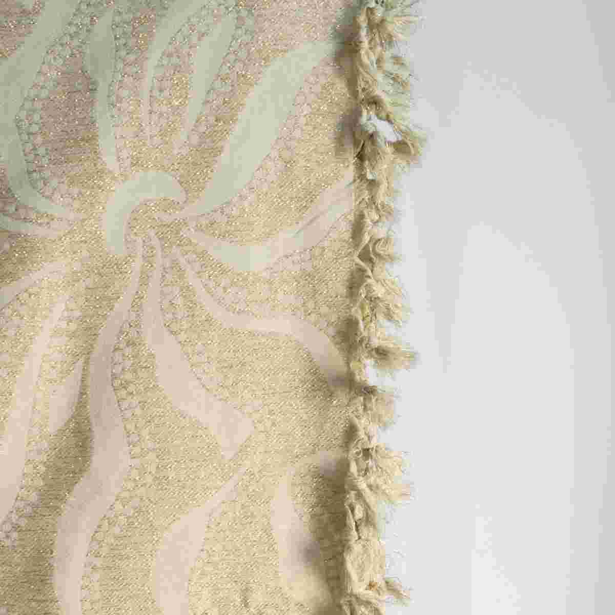 Jeté en coton recyclé Lurex