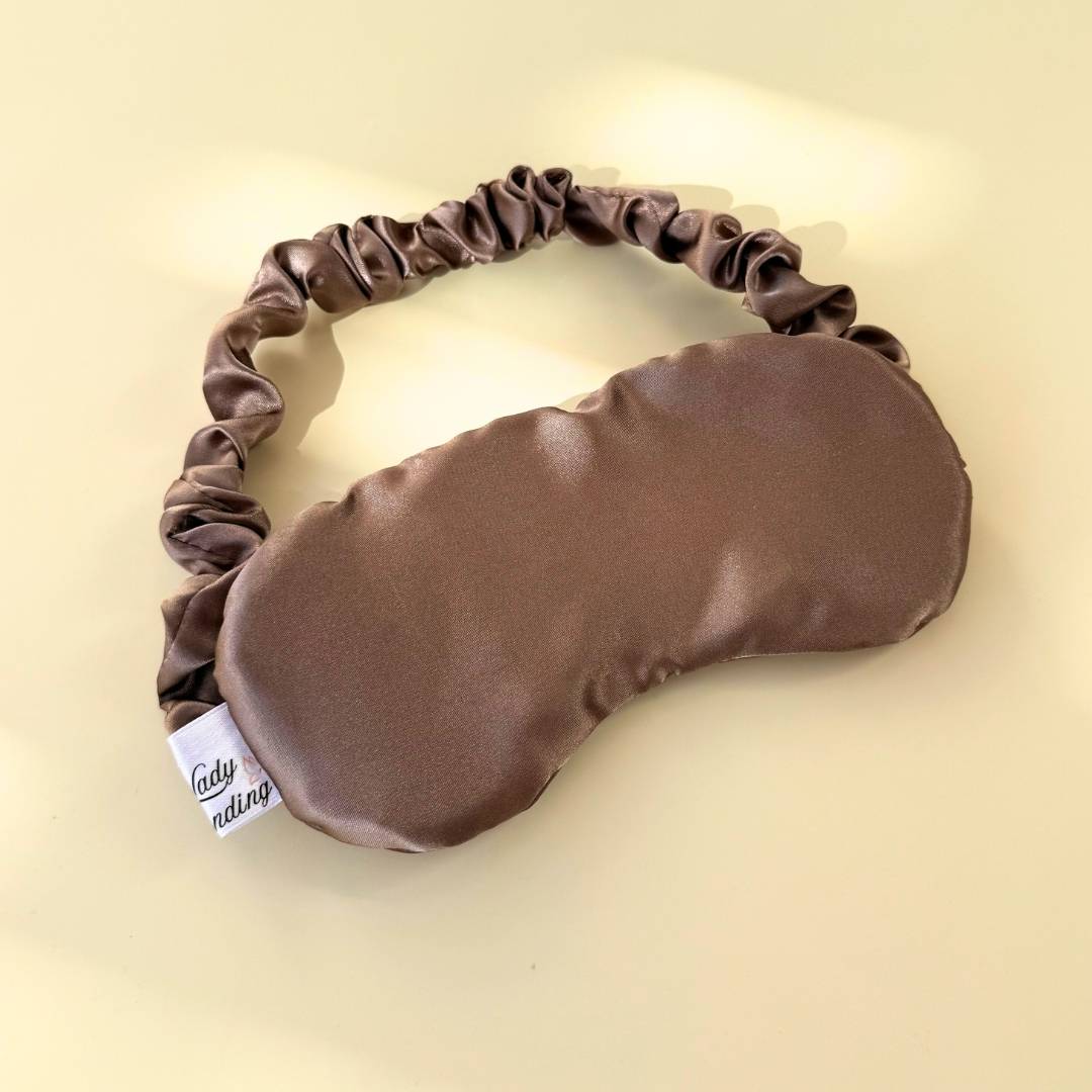 ensemble satin cheveux luxe pour des cheveux éclatants nuit marron