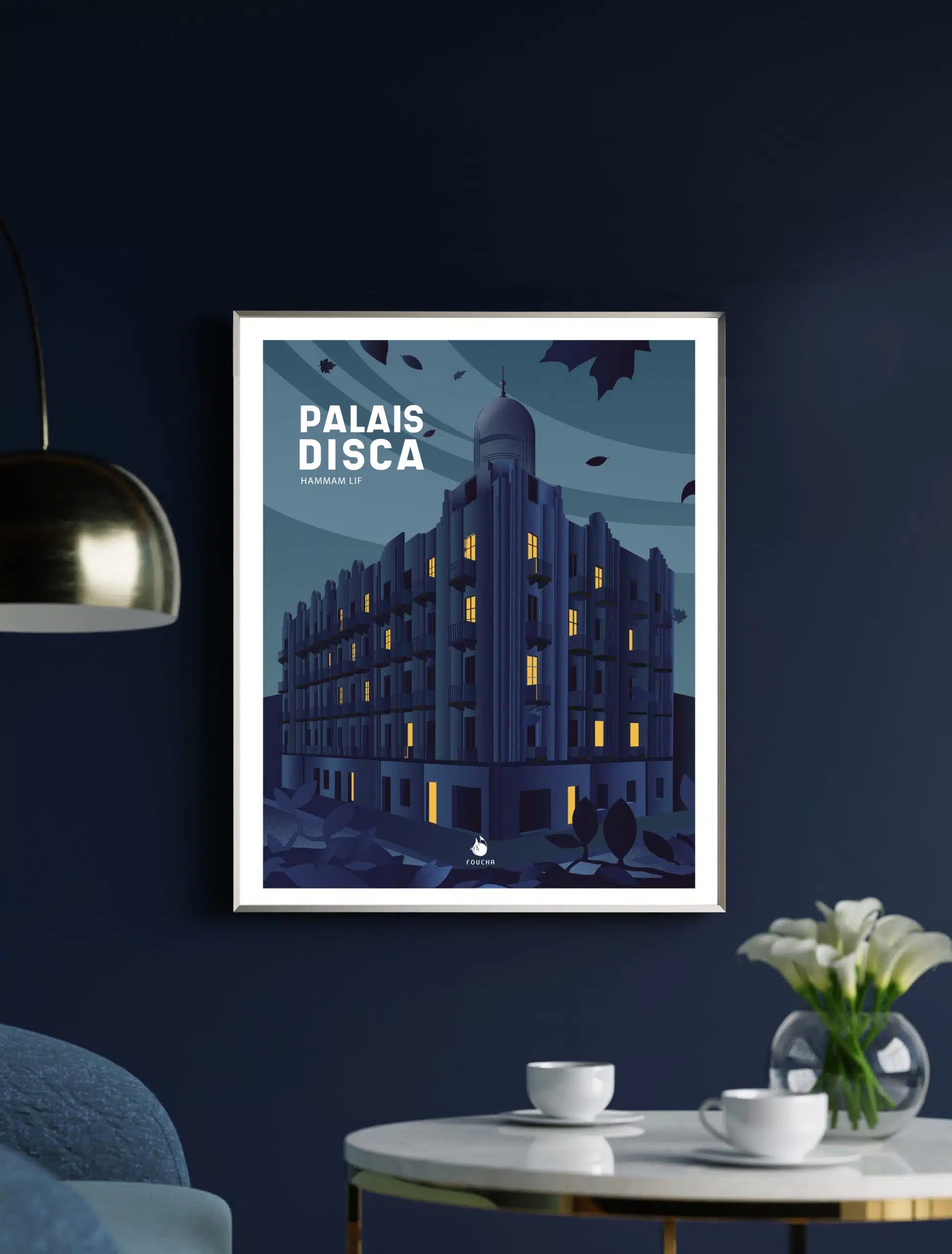 Poster Lieux Célèbres En Tunisie "Palais Disca"