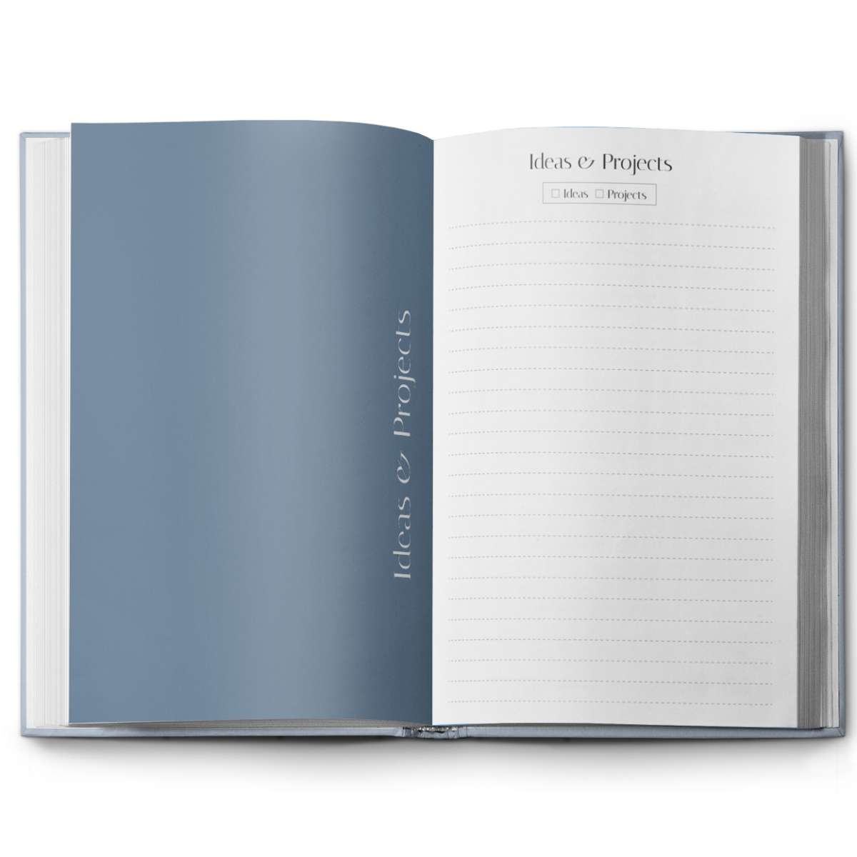 Carnet bleu Sky Whisper pour idées inspirantes et projets créatifs