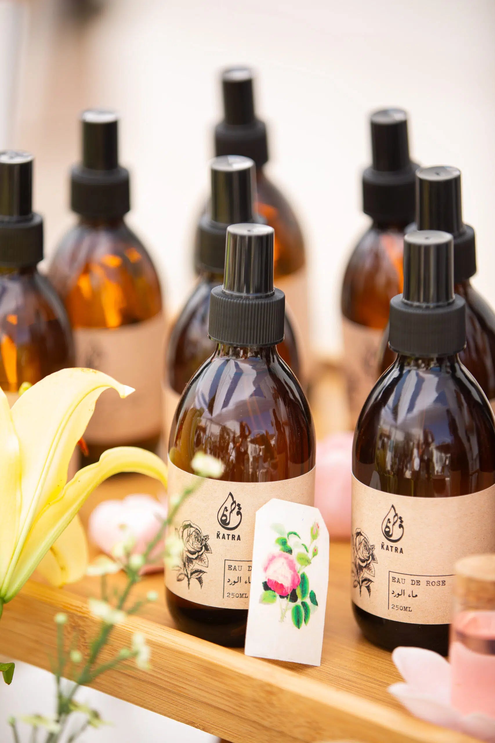 Eau de rose de Damas pure 250 ml - artisanat Tunisien fait main | ILEYCOM