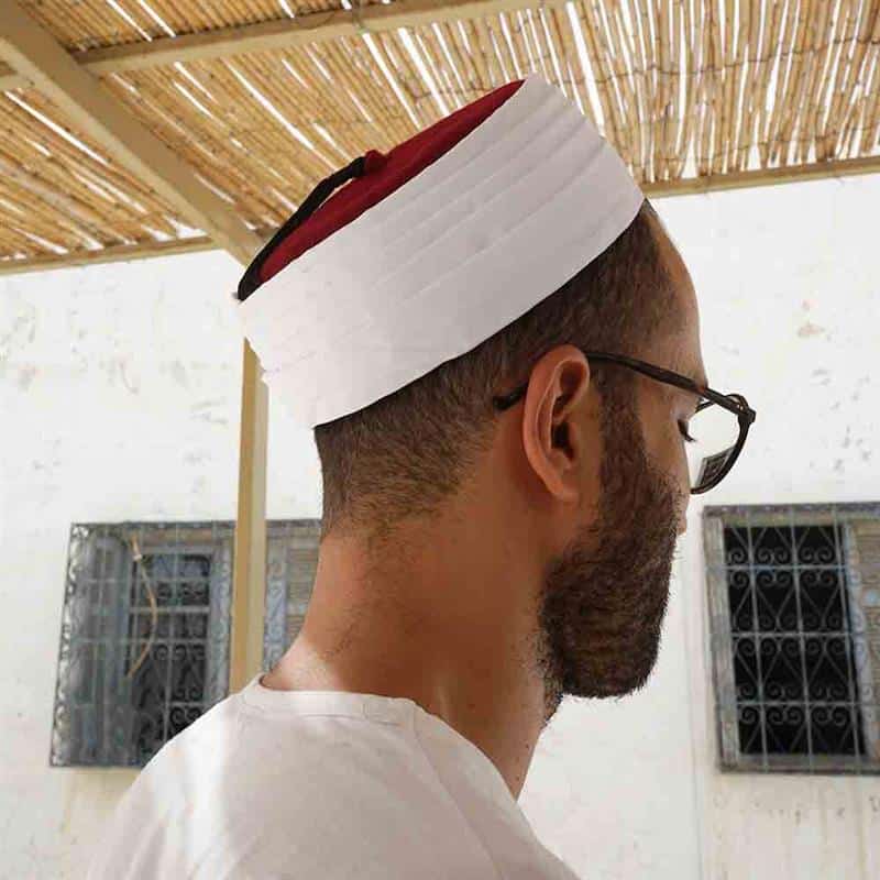 Chechia Amema pour Priere - Azhari Rouge Pour Homme