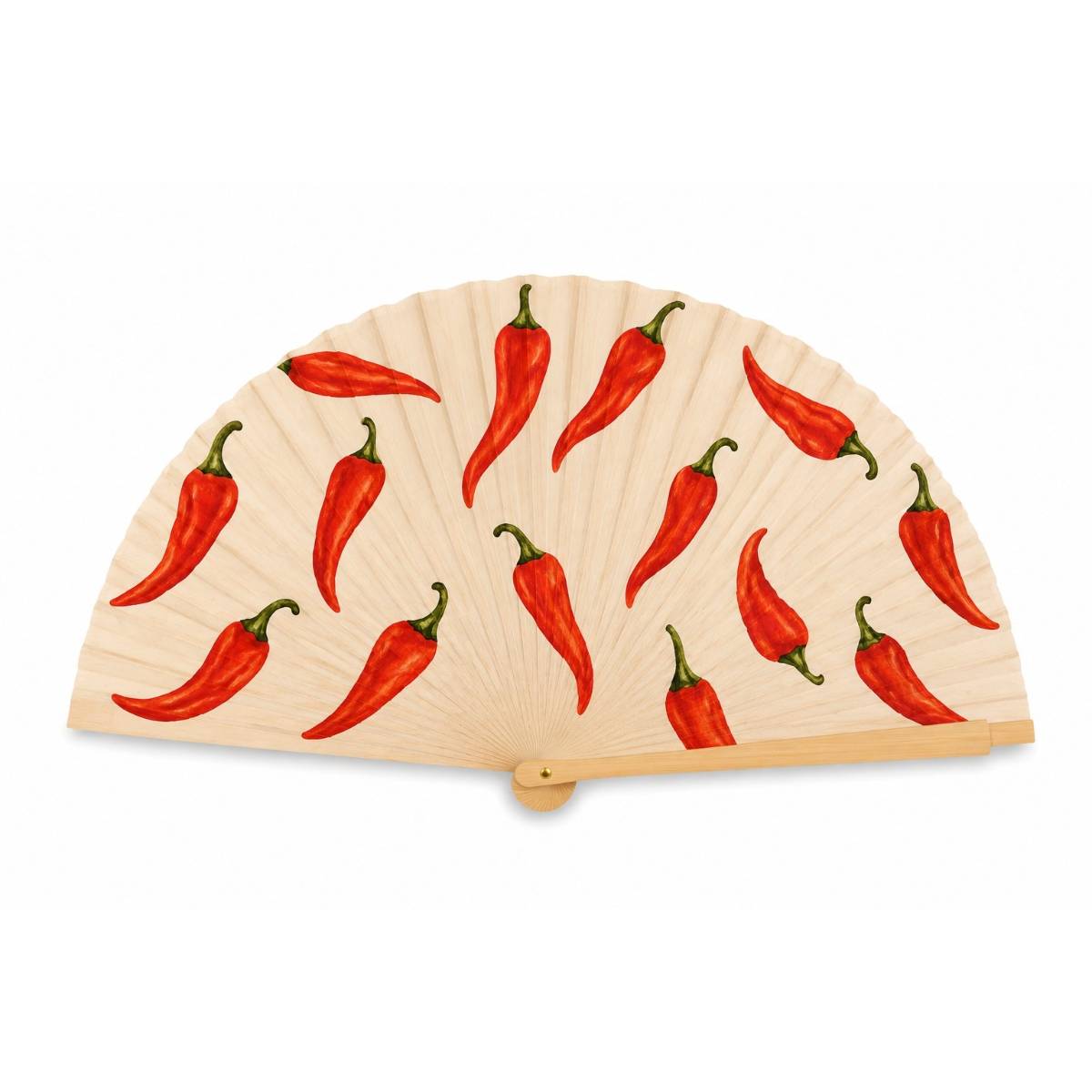 Éventail piments rouge pour un style irrésistible