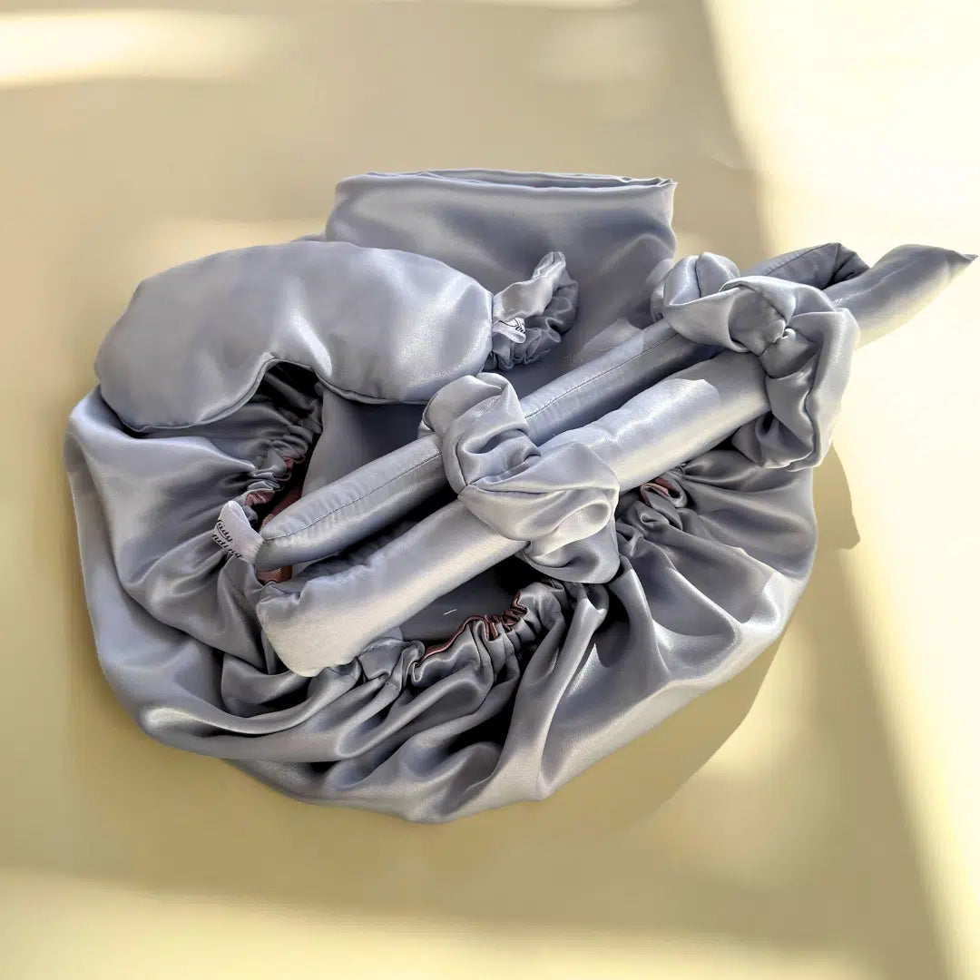 Ensemble de Nuit Satin Luxe - Confort Bleu Ice
