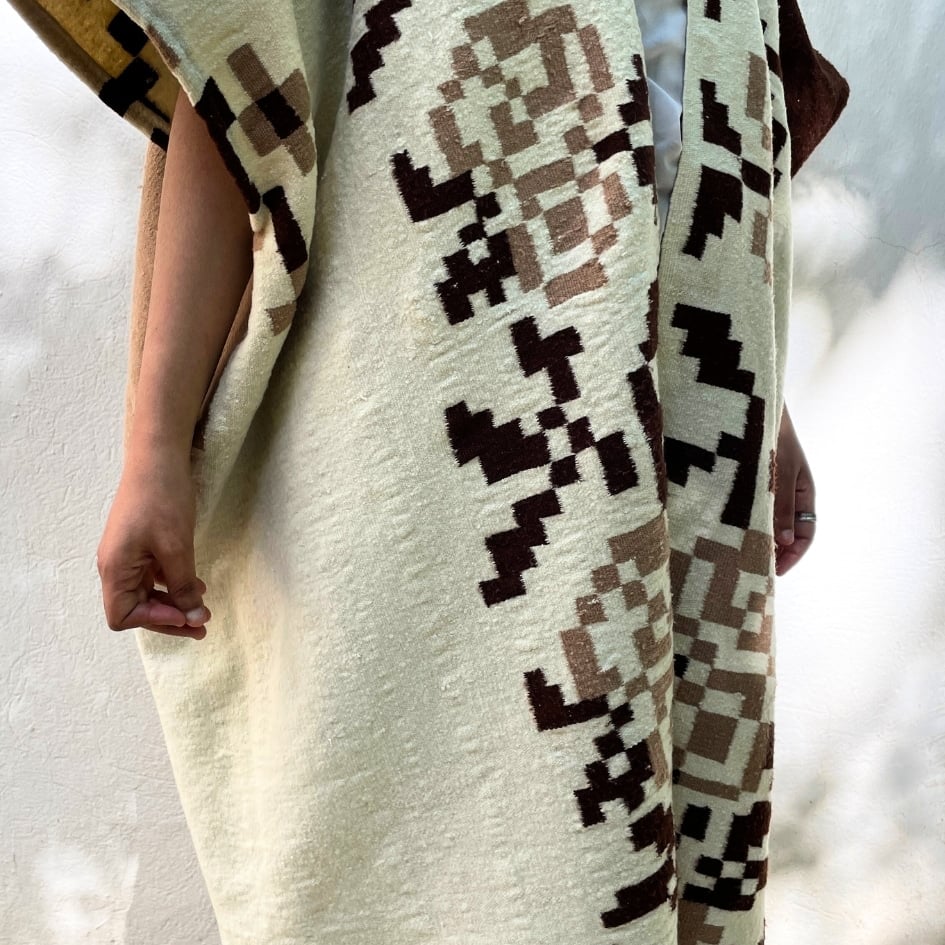 Ensemble Gilet, chapeau et sac en laine vierge tissé à la main - artisanat Tunisien fait main | ILEYCOM