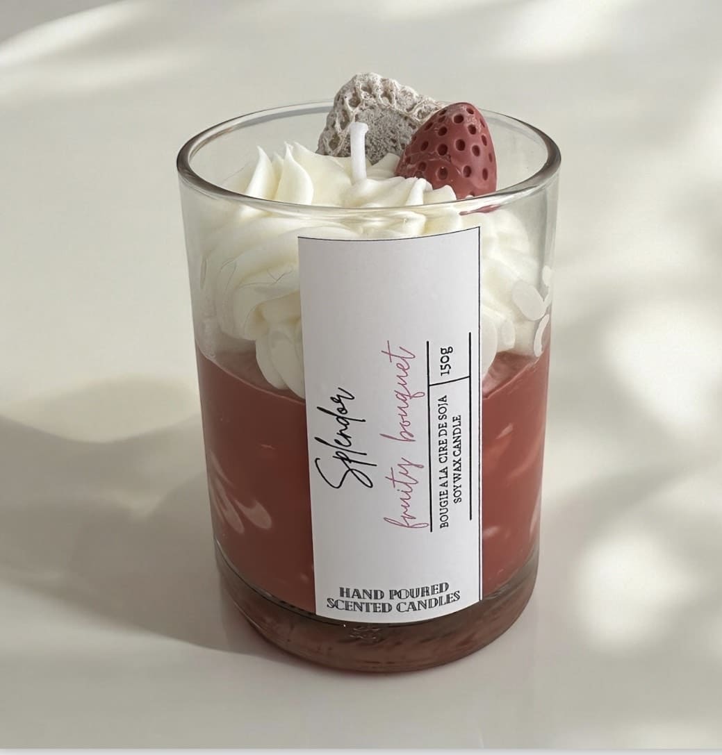 Bougie parfumée "fruity bouquet" au cire de soja