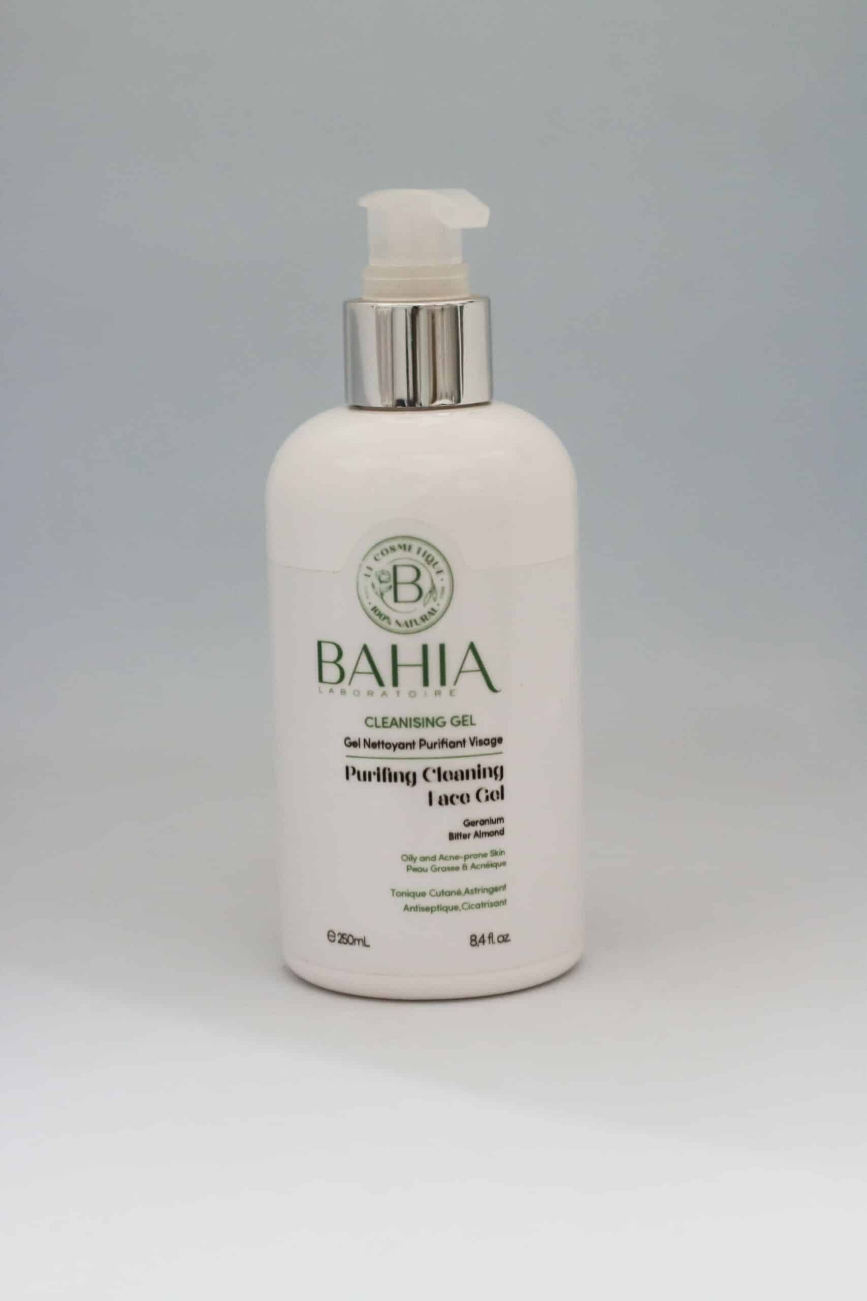 Gel nettoyant purifiant visage géranium 250ml - artisanat Tunisien fait main | ILEYCOM