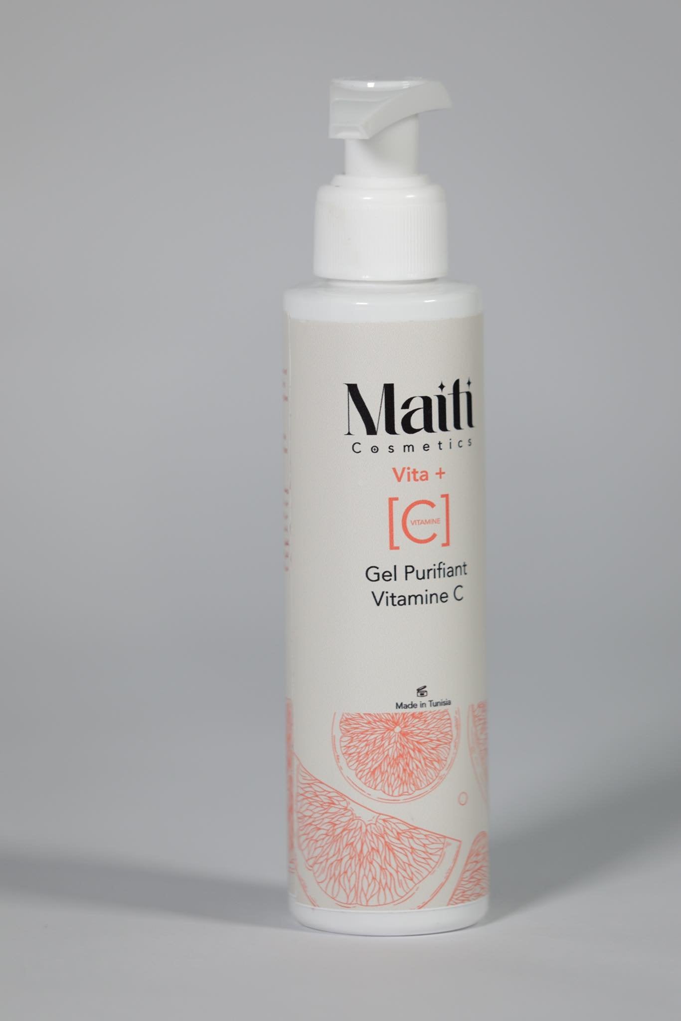 Gel purifiant avec vitamine c sans rinçage (huile essentielle Organe et citron) - artisanat Tunisien fait main | ILEYCOM