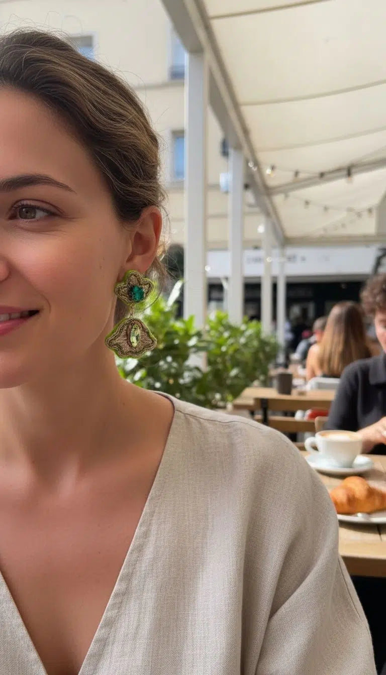 Boucles d'oreilles artisanales élégance unique pour un style raffiné