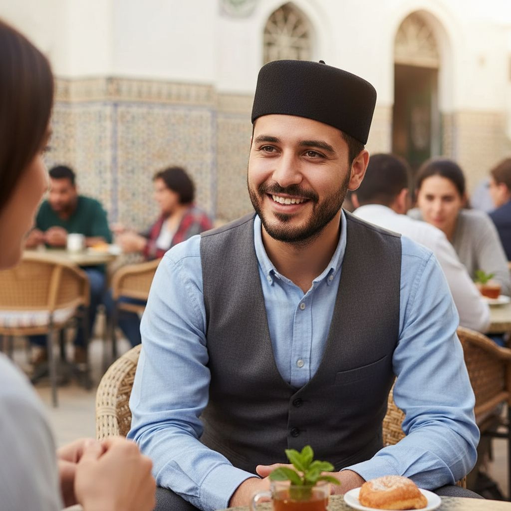 Chéchia noire artisanale en laine pour un style unique et élégant