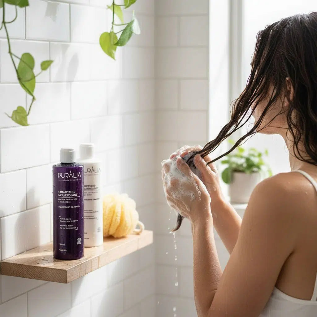Shampoing BIO nourrissant pour cheveux secs et abîmés