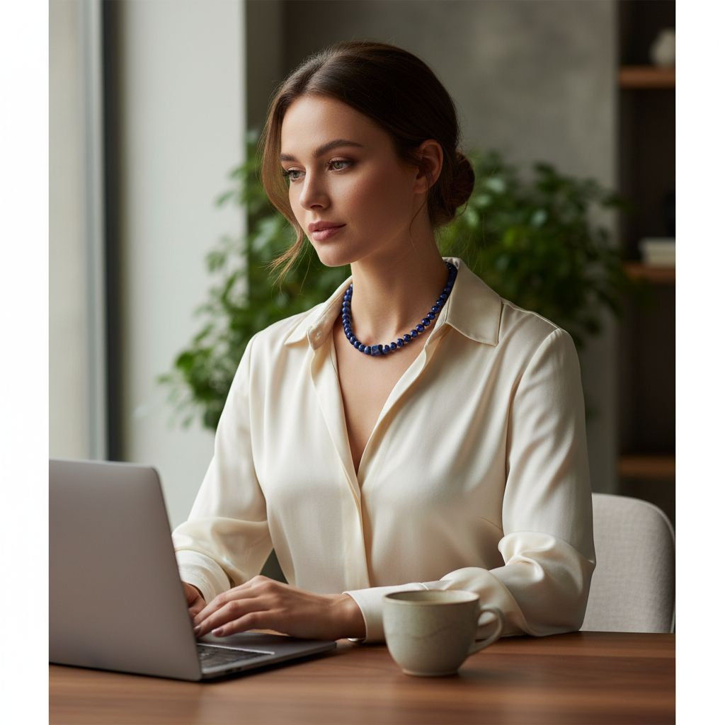 Collier en lapis-lazuli