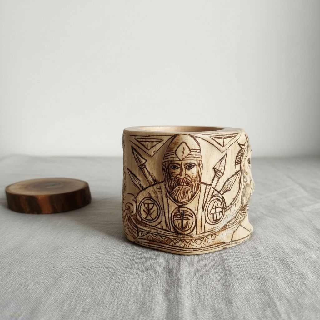 mug en bois artisanal unique pour une expérience mémorable