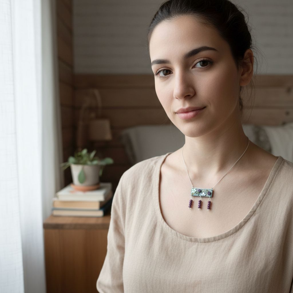 collier myrtille élégance artisanale pour un confort quotidien