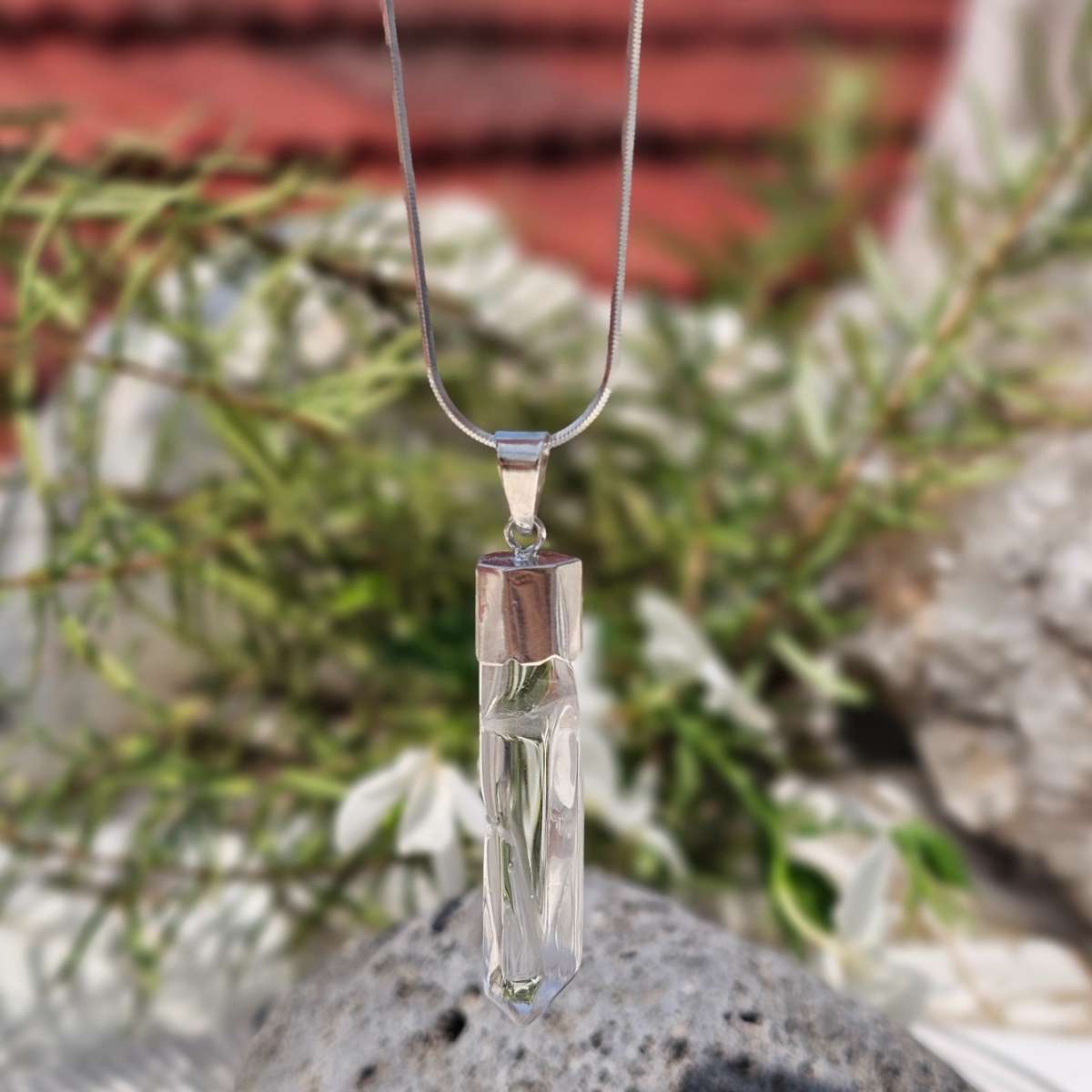 Collier quartz en argent 925 élégant pour briller chaque jour