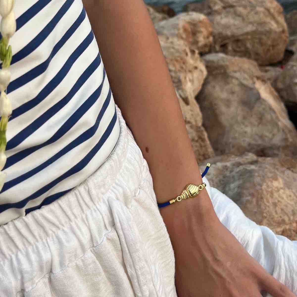 Bracelet bleu ajustable cocuages pour un style unique et élégant
