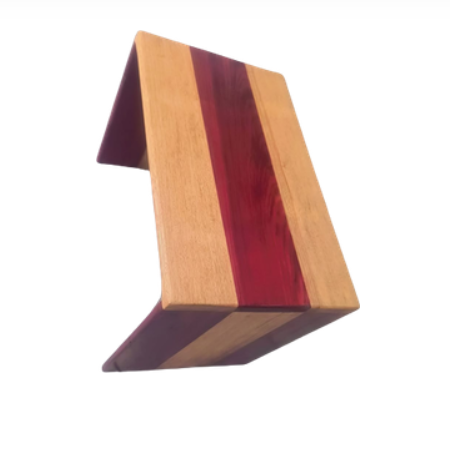 TABLE BASSE MODERNE EN BOIS DE FRAKE ET PADOUK(64 × 40× 44cm)