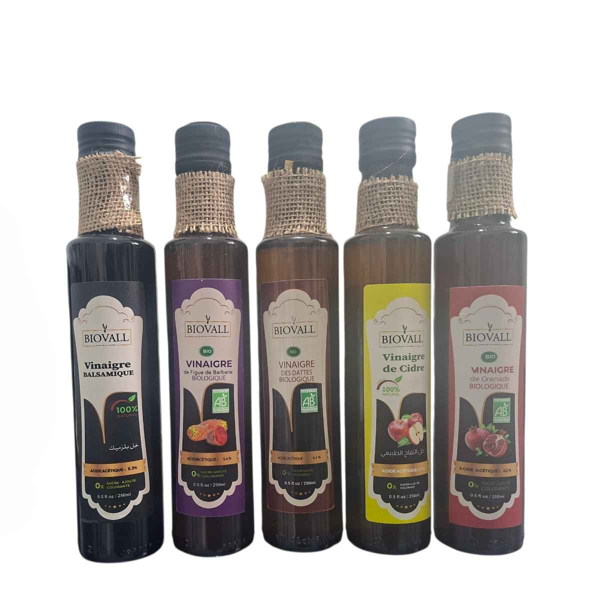 Vinaigre naturel 5 saveurs authentiques pour sublimer vos plats