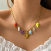 Collier fétiche en acier inoxydable