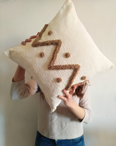 coussin zigzag