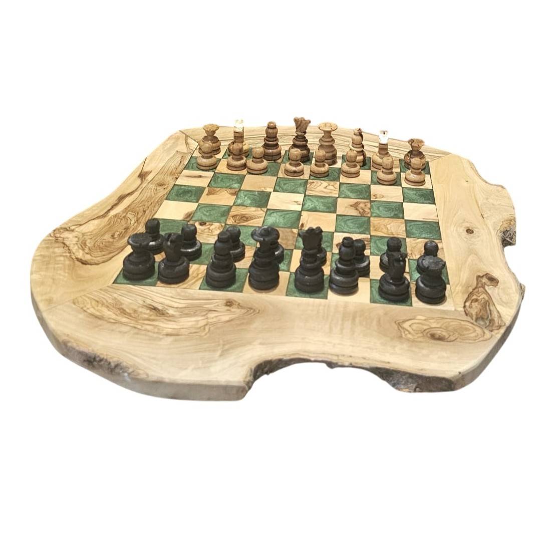 Jeu d'échecs vert exclusif pour des parties captivantes