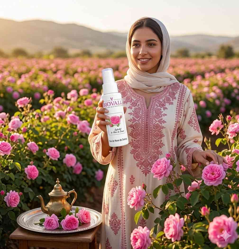 Hydrolat de rose pur pour une peau éclatante et rafraîchie