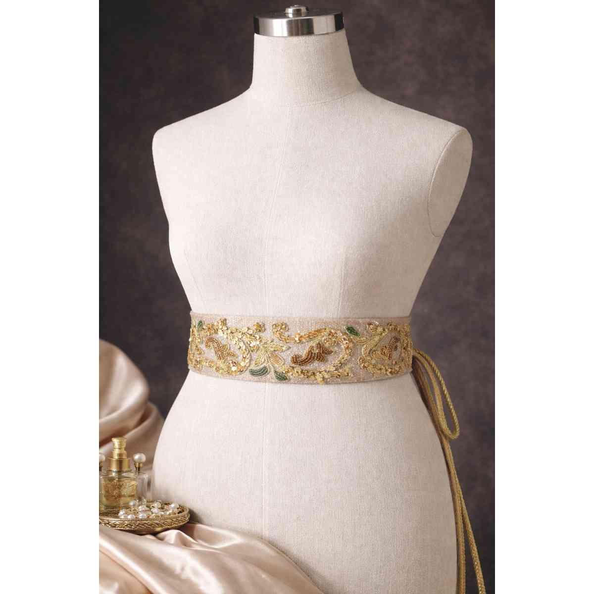 Ceinture broder en cannetille lisse hand made Tunisia