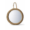 Miroir halfa fait main 30cm diamètre pour un intérieur élégant