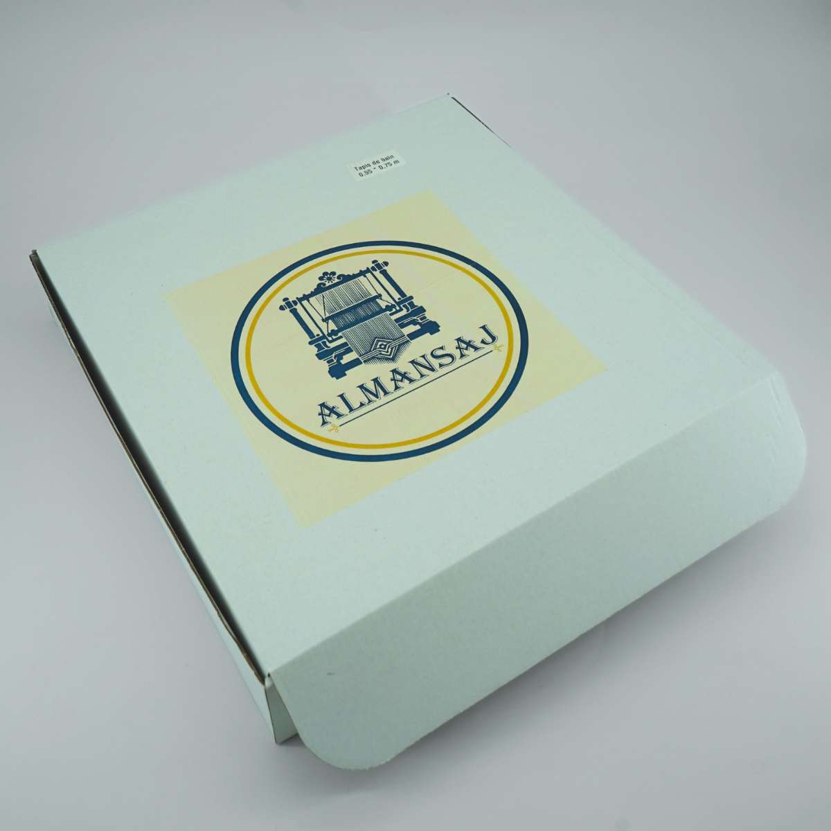 Jeté de salon "LOSANGE" en coton recyclé (2 x 3 m)