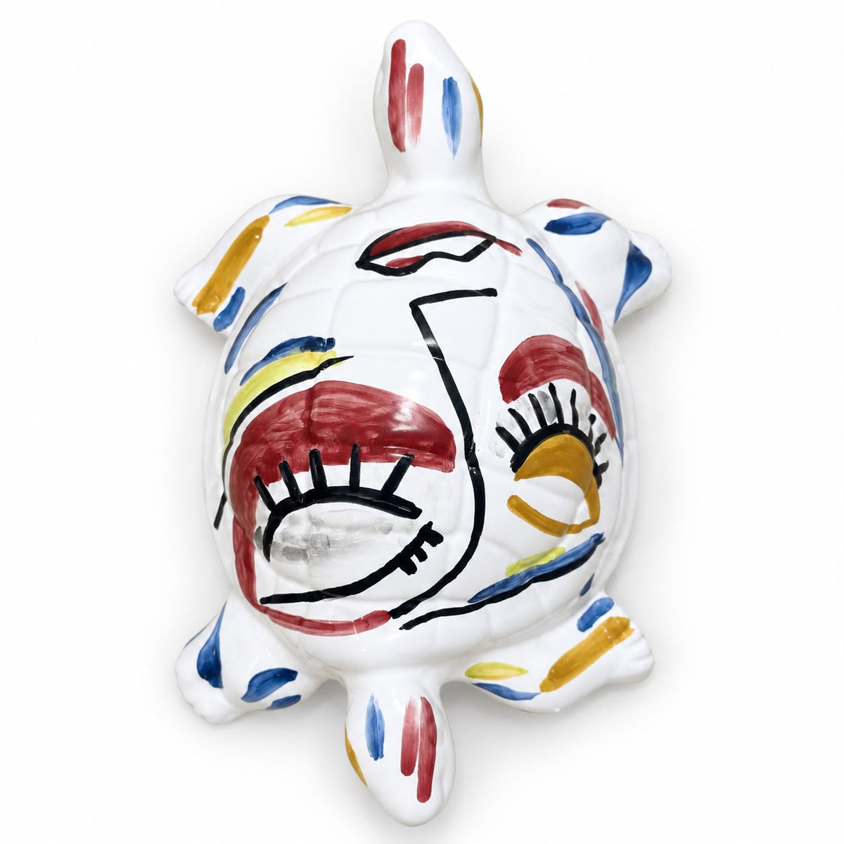 Duo pot & tortue - Visage artistique