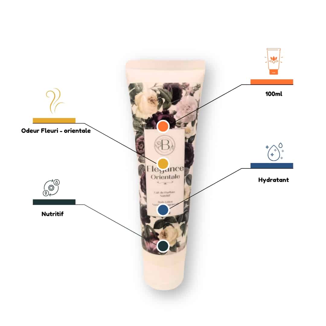 Oriental elegance body milk with floral scent and oriental notes (100ml)