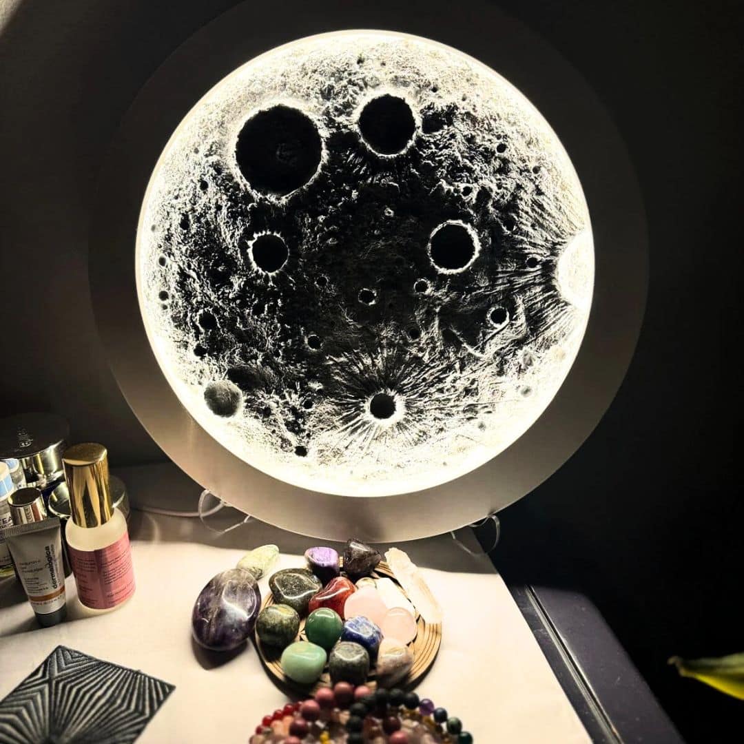 Lampe Lunaire "Cosmic Light" 100% fait-main