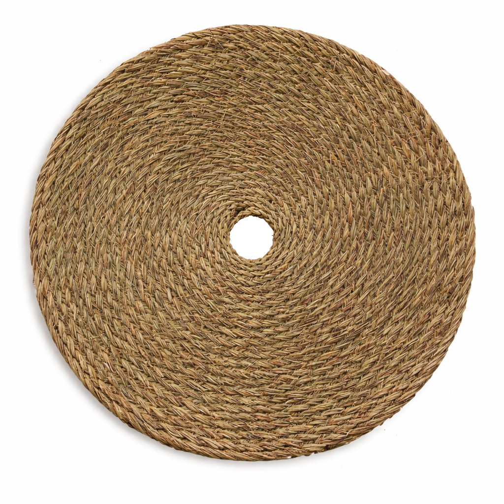 Tapis fait à la main en Halfa diamètre 60 cm