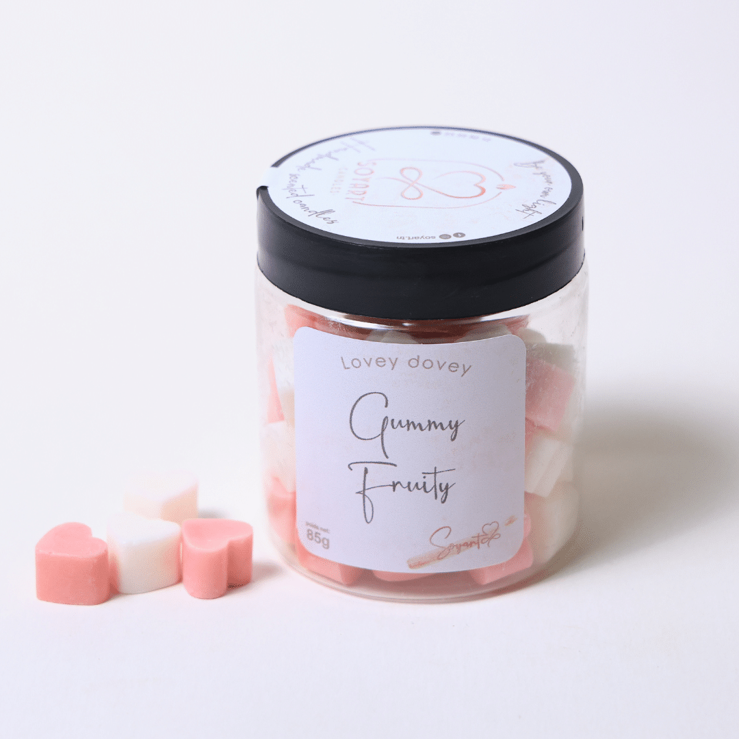 Mini scented melts with a little heart "Gummy Fruity"