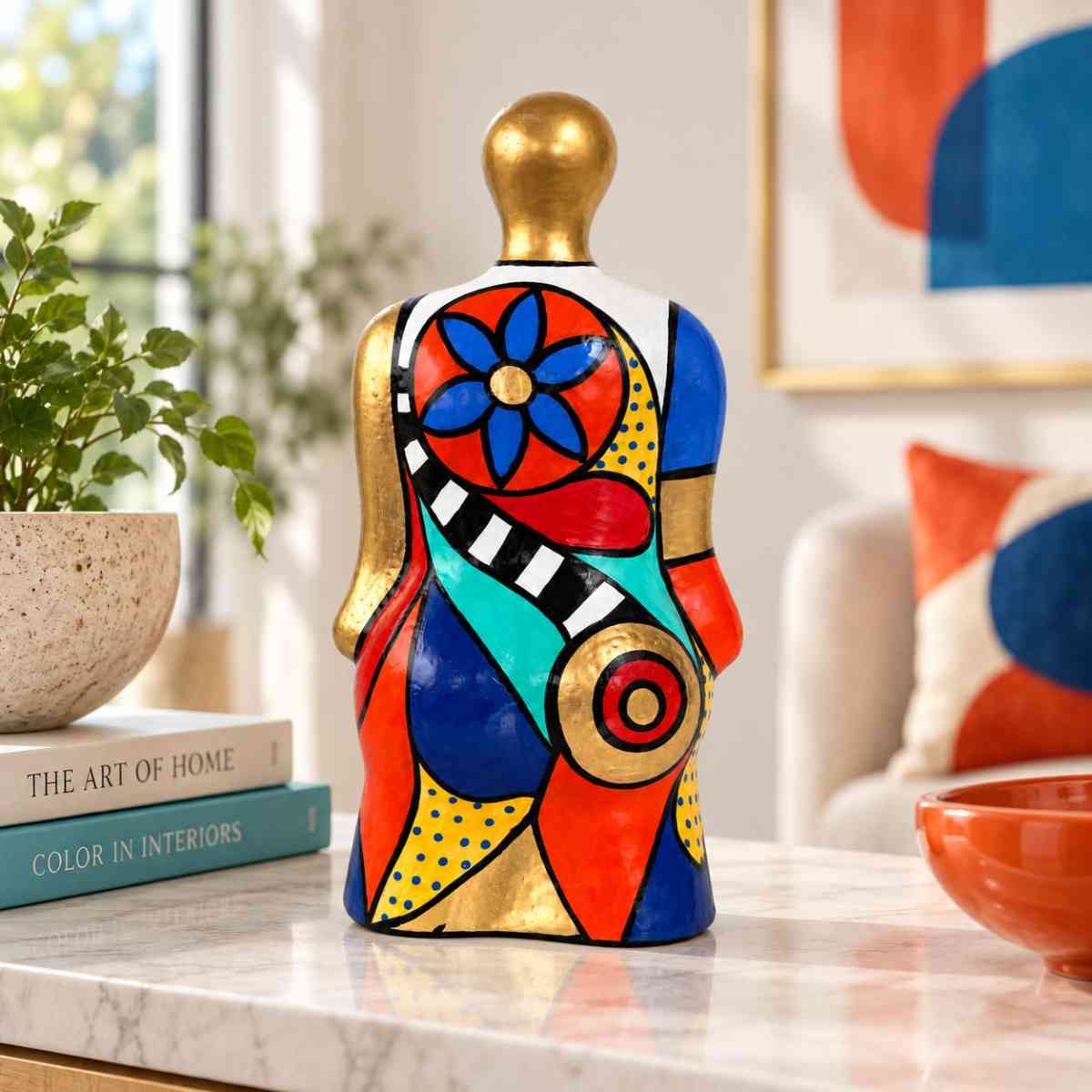 Sculpture céramique 30 cm une œuvre d'art unique et élégante