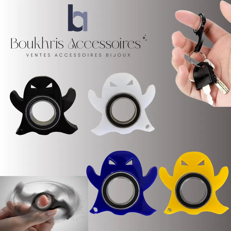 Porteclés fantôme original pour style et anti-stress irrésistible