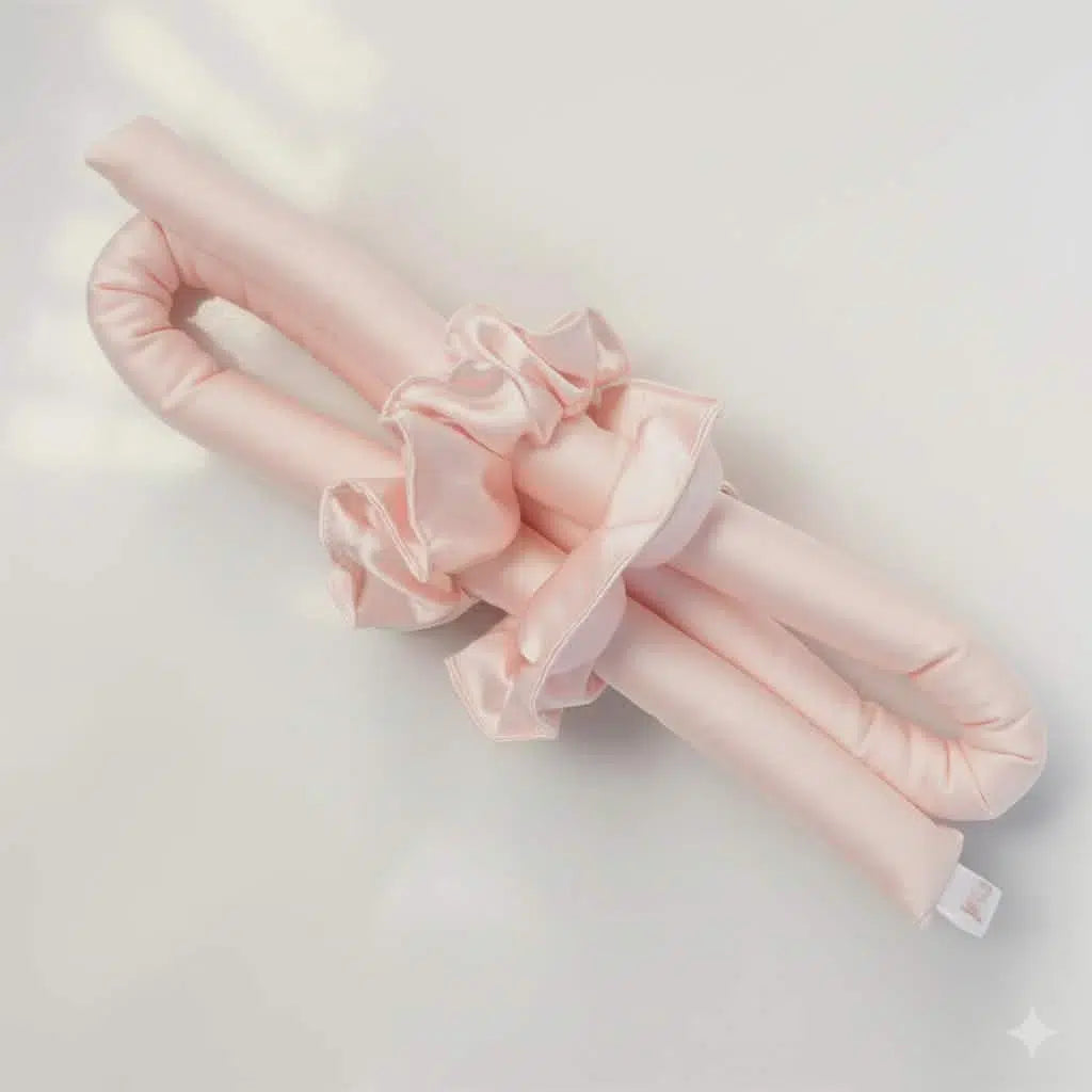 satin cheveux luxe pour un sommeil élégant et soin exceptionnel rose bebe