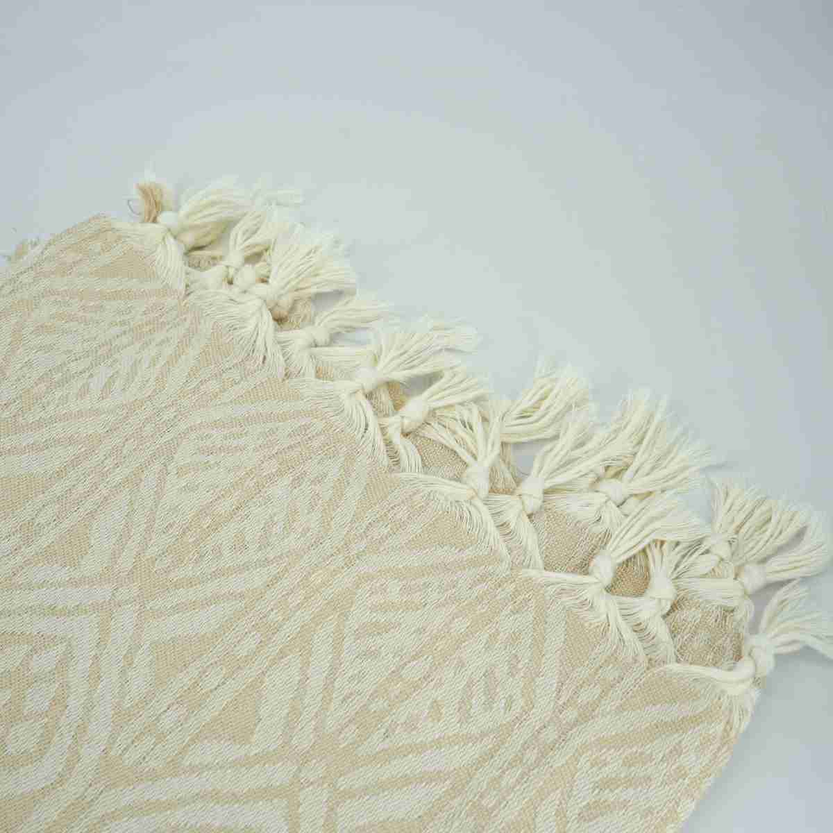 jeté jacquard haut de gamme en coton upcyclé (2 * 3m)