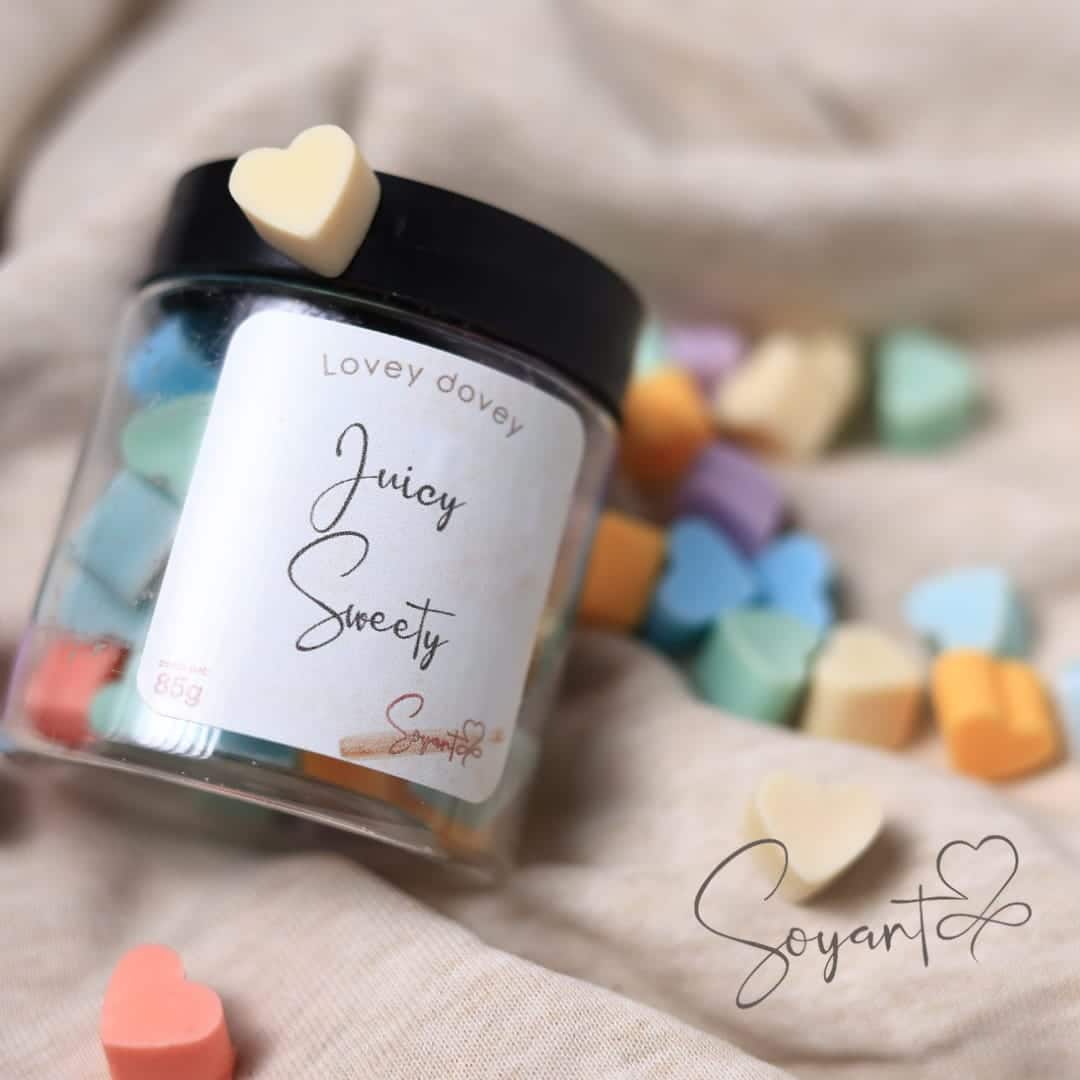 Minis fondants parfumés LOVEY DOVEY Juicy Sweety - artisanat Tunisien fait main | ILEYCOM