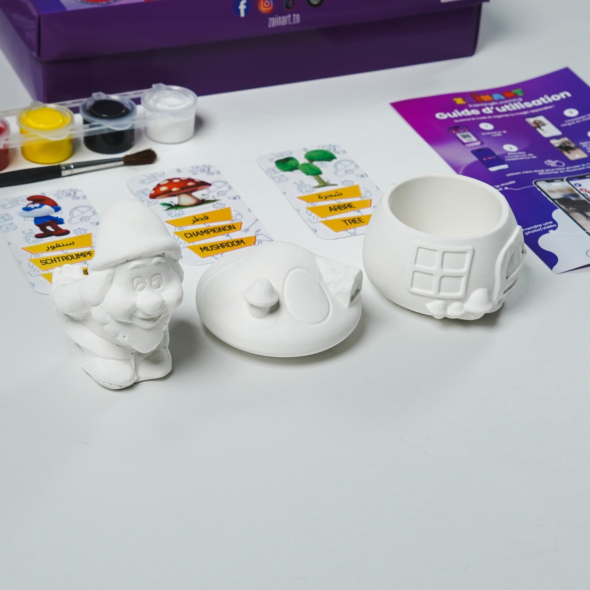 Kit de coloriage Sanfour avec expérience réalité augmentée