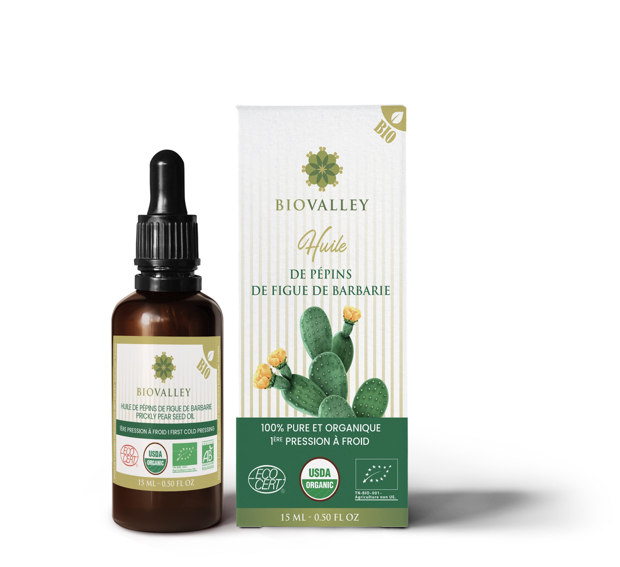 Huile de Pépins de Figue de Barbarie BIO 15 ml