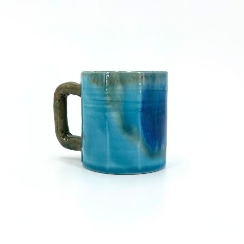 Mug café en céramique - artisanat Tunisien fait main | ILEYCOM