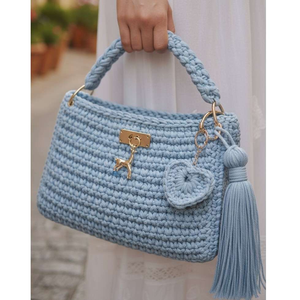 Sac au crochet fait main