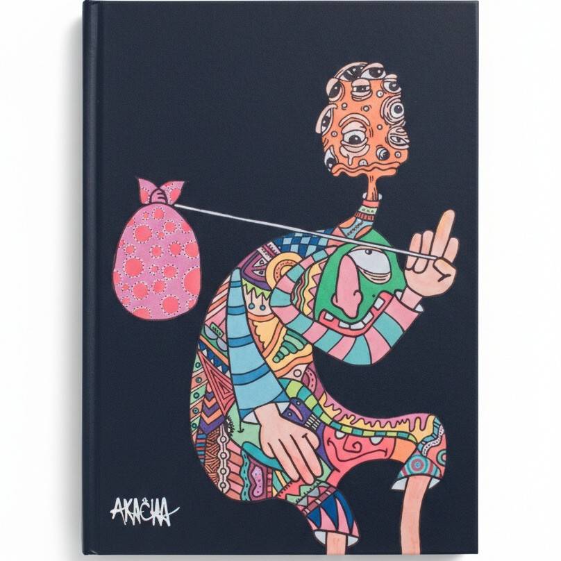 Carnet Daggeza en collaboration avec l'artiste Akacha