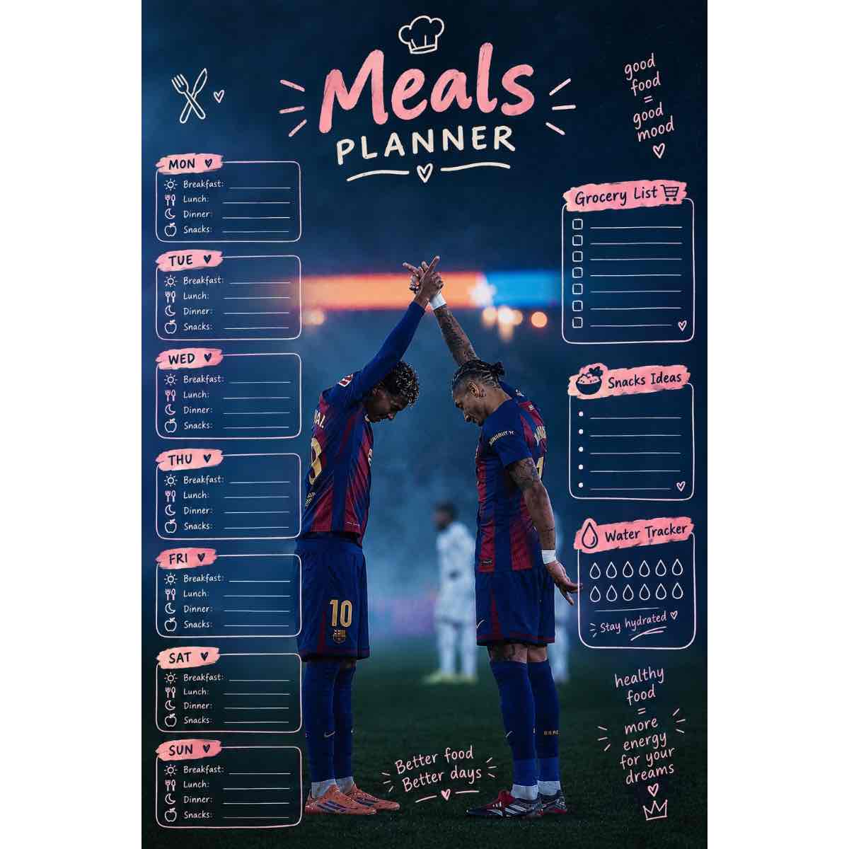 agenda FC Barcelona édition exclusive pour une organisation parfaite
