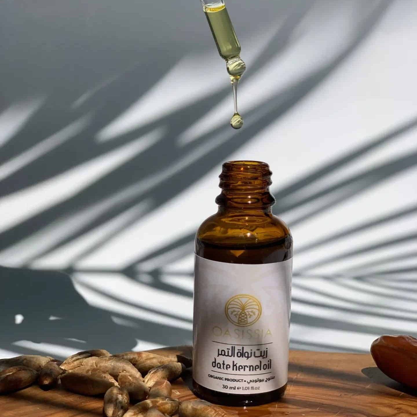 Huile de noyaux de dattes hydratation & régénération naturelle (30 ml)