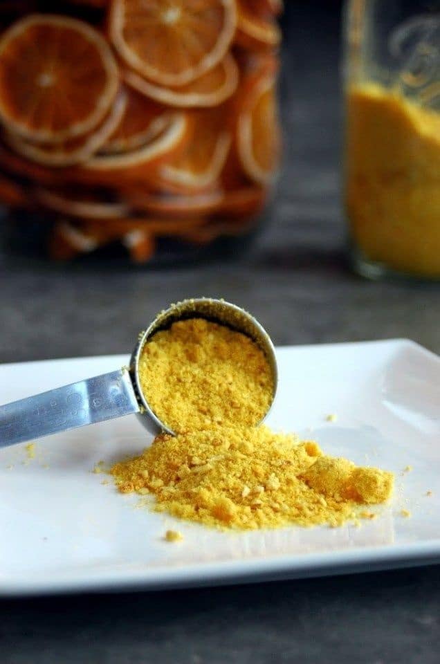 Oranges séchées en poudre - artisanat Tunisien fait main | ILEYCOM