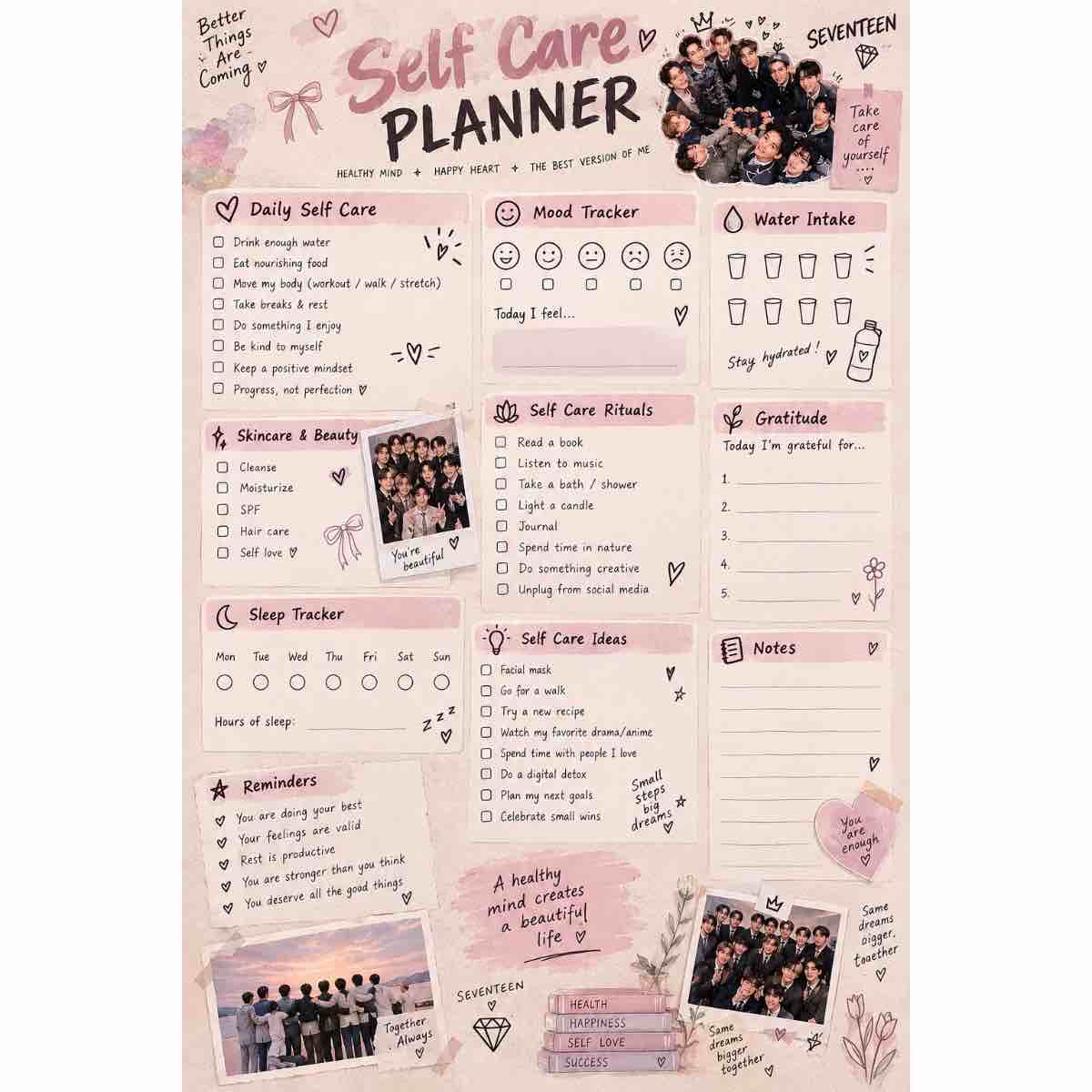agenda SEVENTEEN le compagnon magique de votre succès quotidien