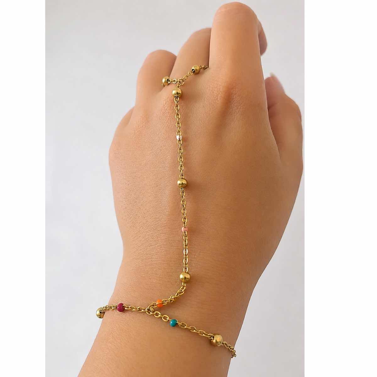 Chaine de main coloré élégante pour un style unique et audacieux