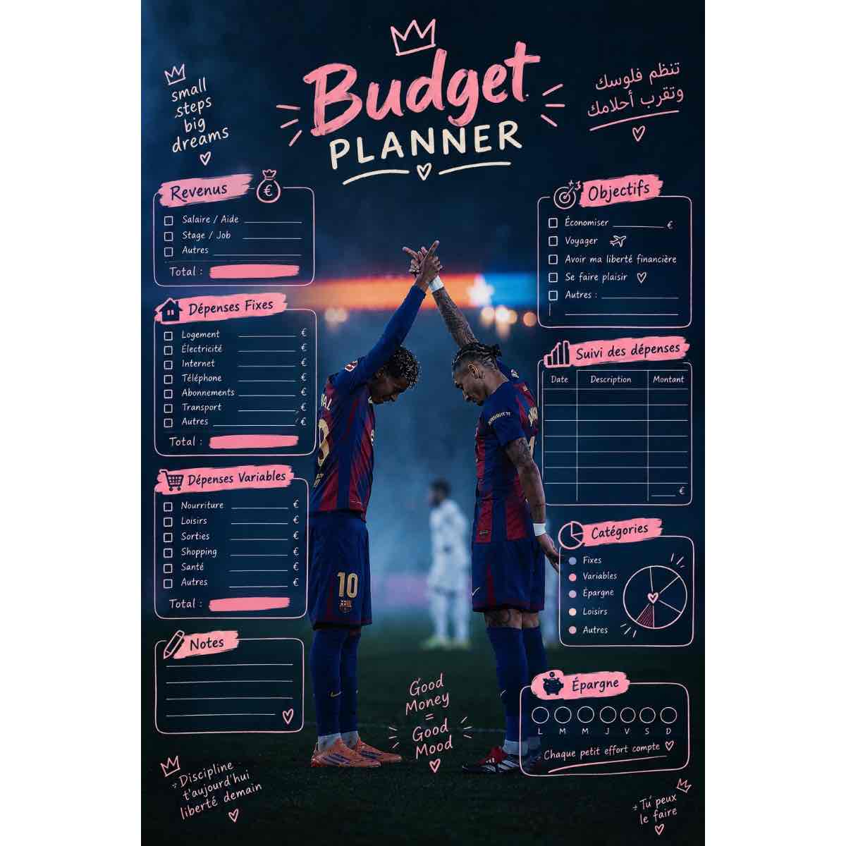 agenda FC Barcelona édition exclusive pour une organisation parfaite